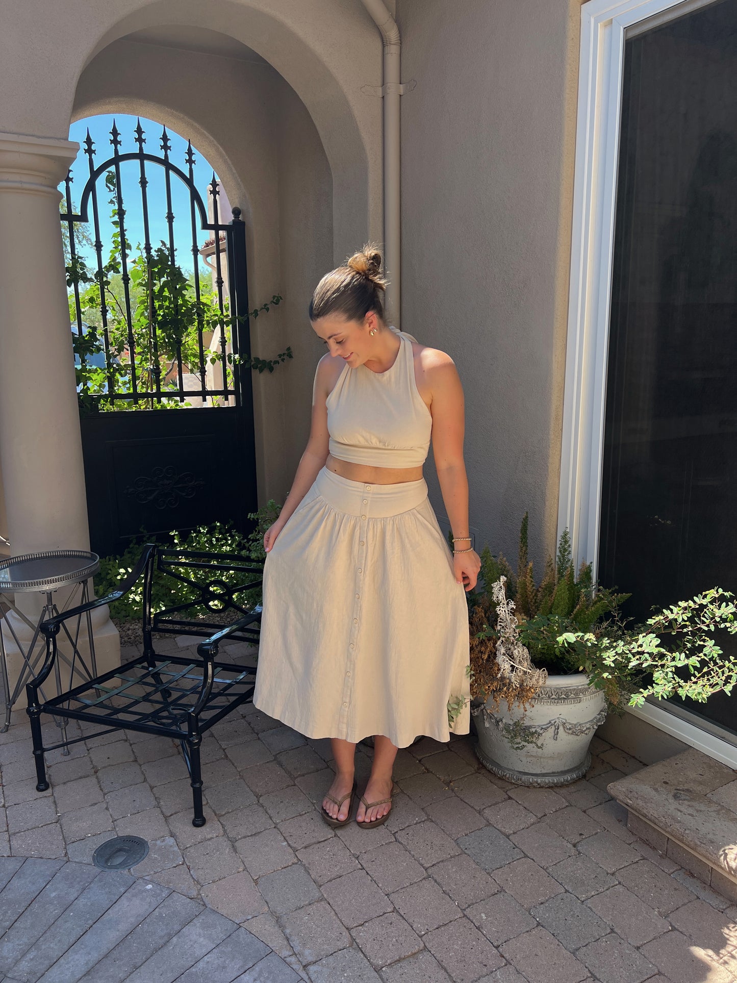Eloise Skirt and Halter Set