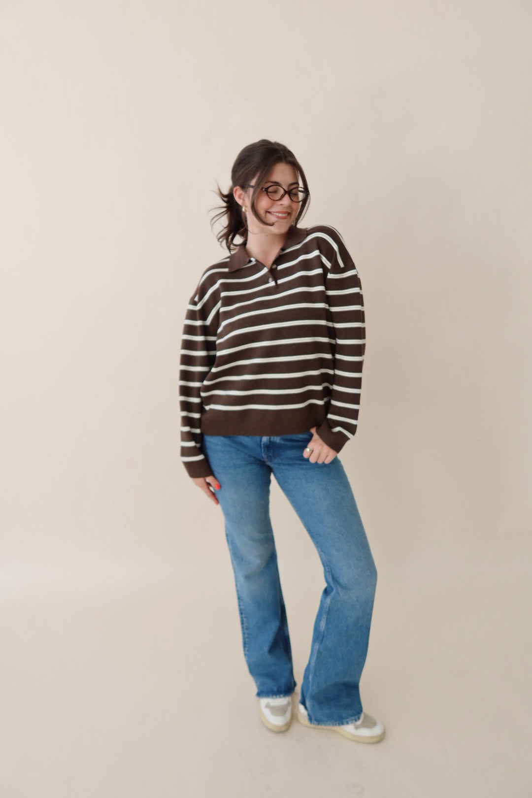 Jess Collared Sweater