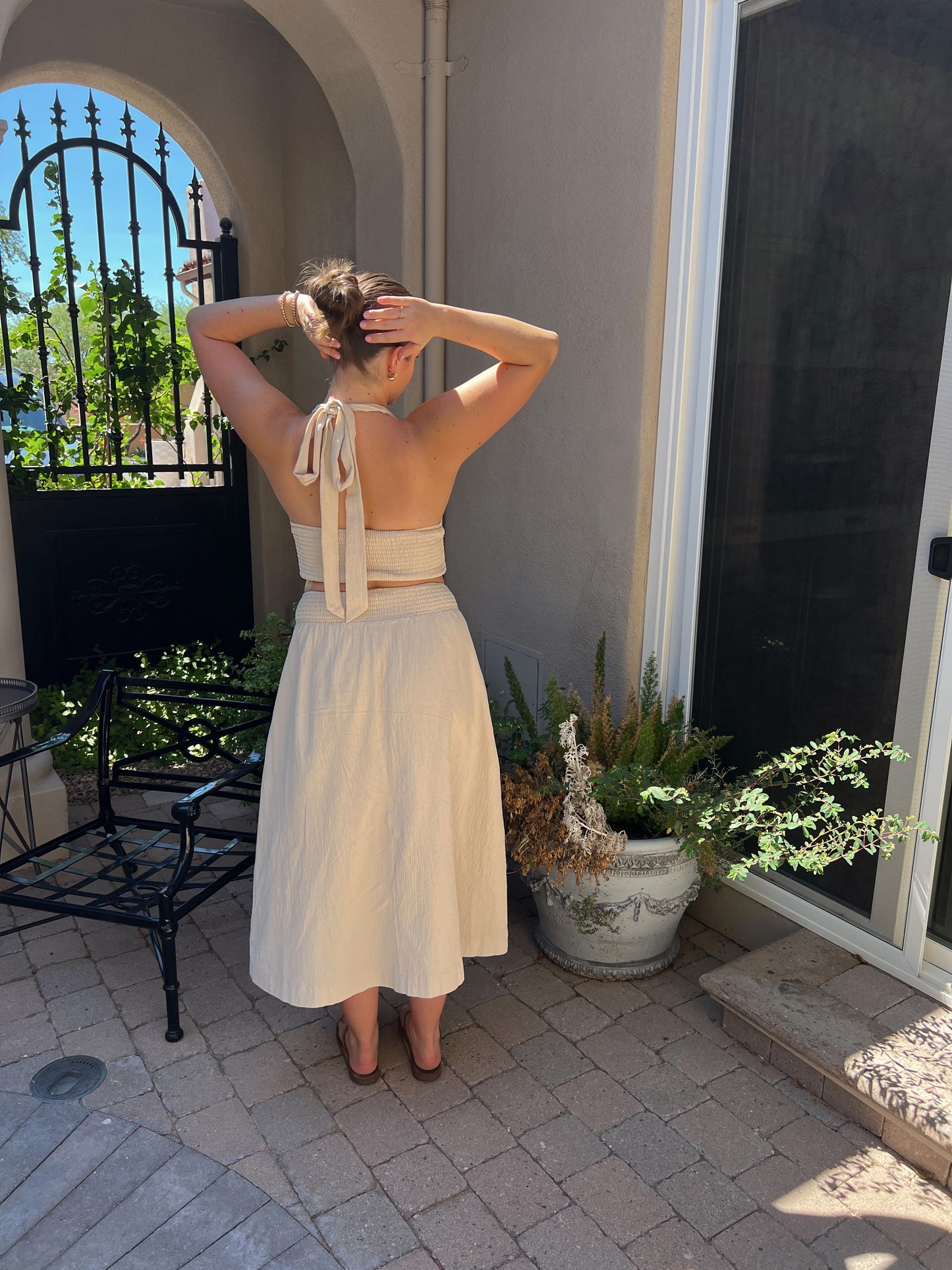 Eloise Skirt and Halter Set