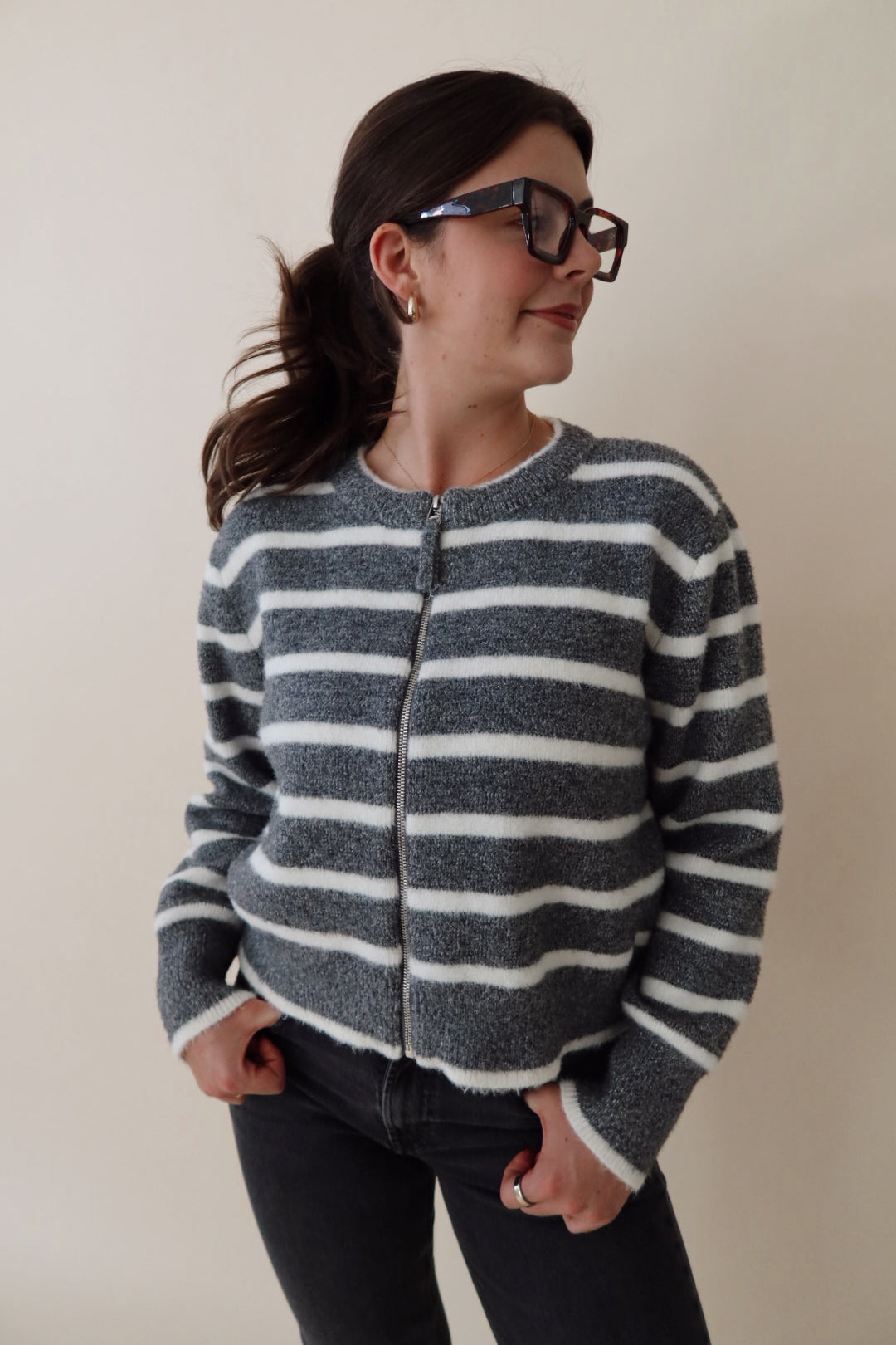 Emily Zip Sweater