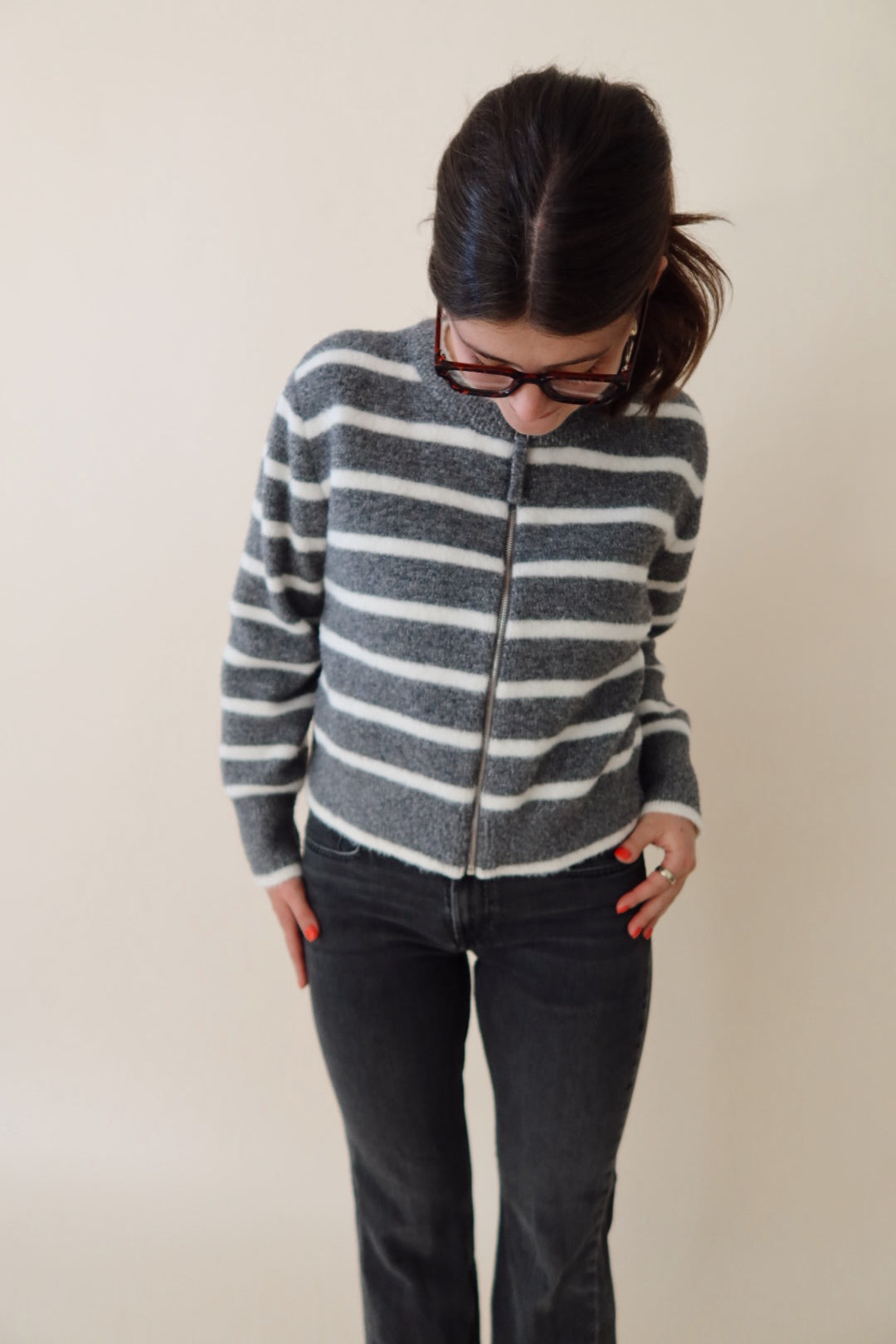 Emily Zip Sweater