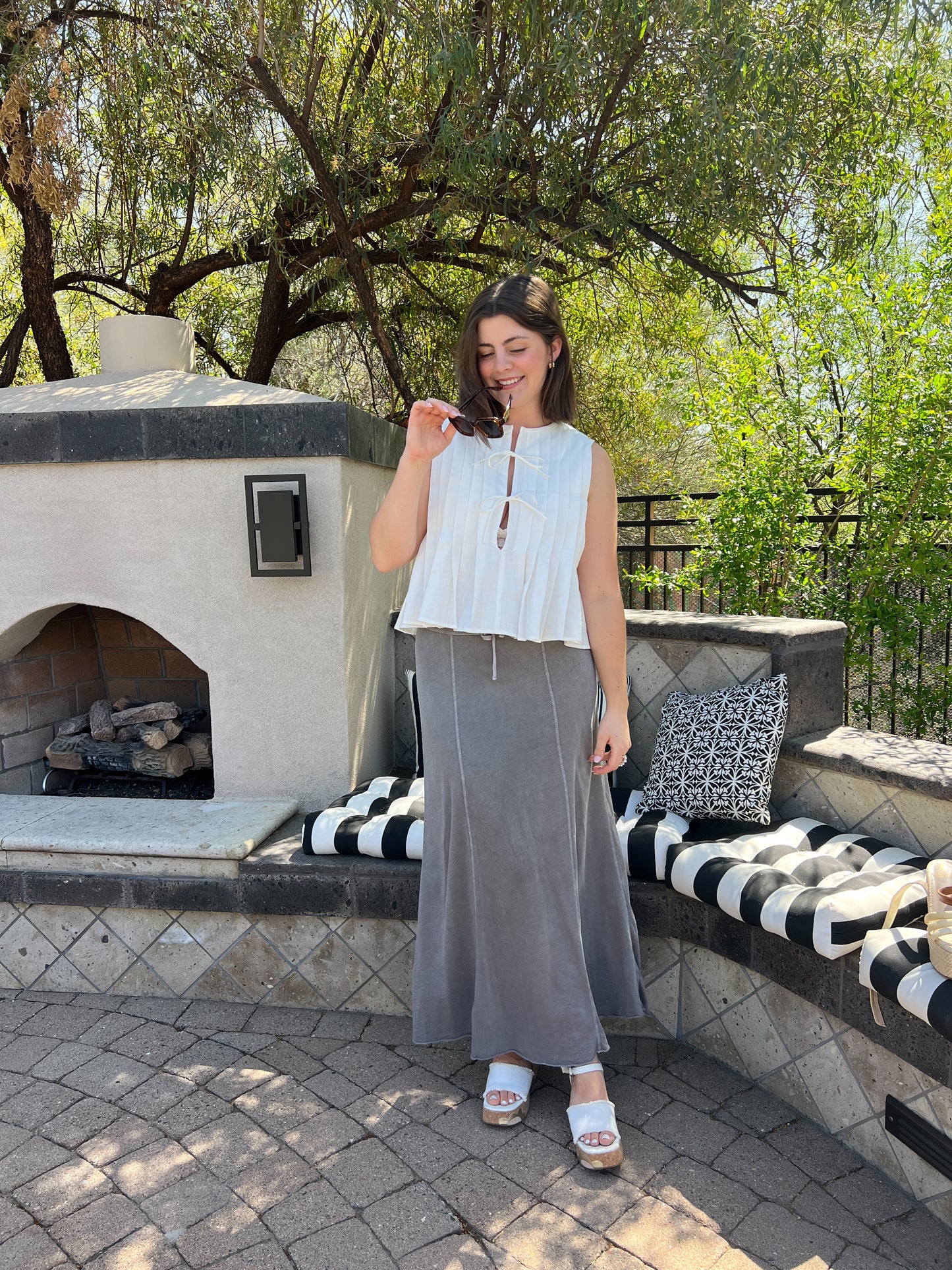 Maria Tie Top