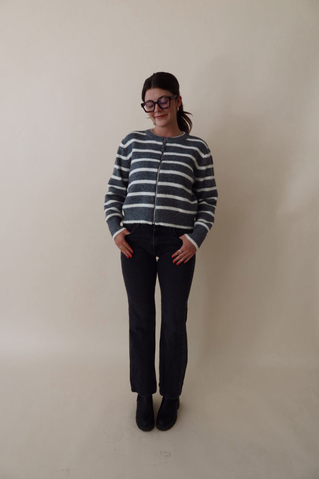 Emily Zip Sweater